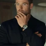 Spiderhead Chris Hemsworth Black Blazer Jacket