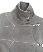 Spider Web Grey Fireman Clasp Jacket