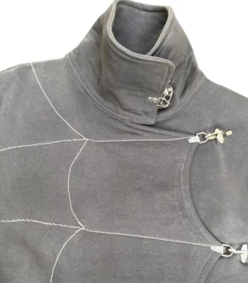 Spider Web Grey Fireman Clasp Jacket