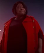 Spirited Octavia Spencer Red Coat