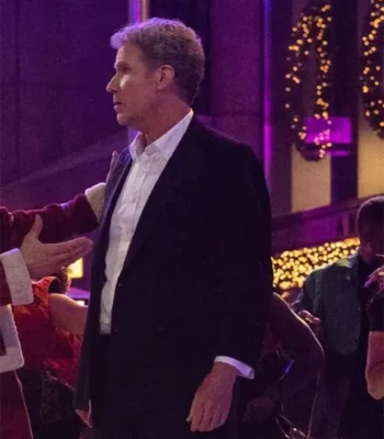 Spirited Will Ferrell Black Blazer