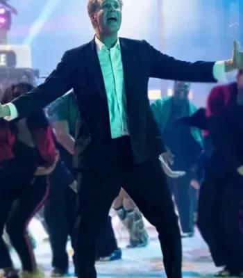 Spirited Will Ferrell Black Blazer