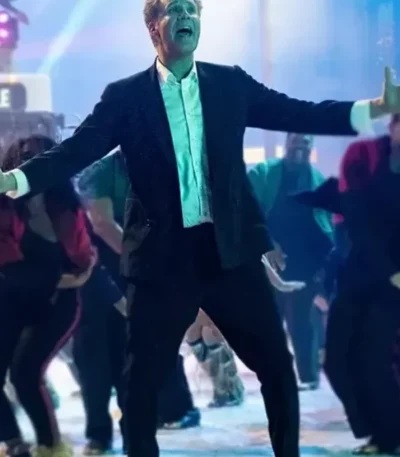 Spirited Will Ferrell Black Blazer