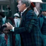 Spirited Will Ferrell Plaid Coat