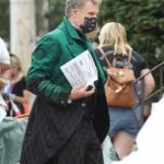 Spirited Will Ferrell Green Suit