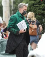 Spirited Will Ferrell Green Suit