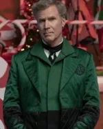 Spirited Will Ferrell Green Suit