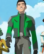Star Wars Resistance Kazuda Xiono Green Jacket
