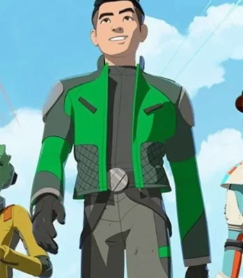 Star Wars Resistance Kazuda Xiono Green Jacket