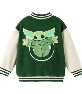 Star Wars Baby Yoda Varsity Jacket
