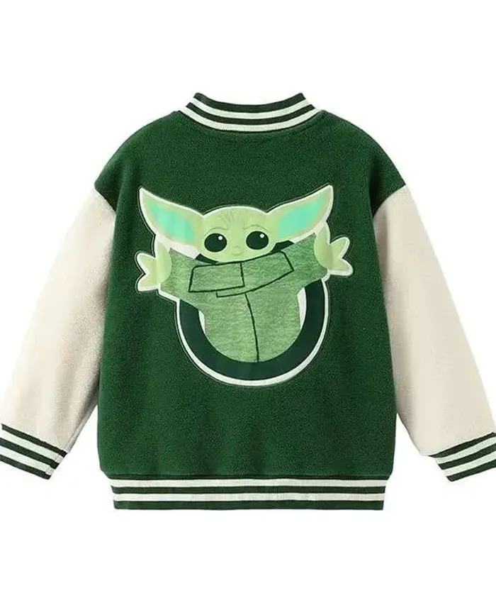 Star Wars Baby Yoda Varsity Jacket Star Wars Baby Yoda Varsity Jacket