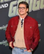 The Mandalorian and Grogu Event Pedro Pascal Suede Jacket