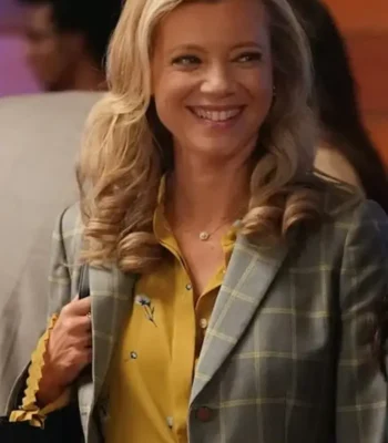Stargirl S01 Barbara Whitmore Gray Check Blazer