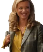 Stargirl S01 Barbara Whitmore Gray Check Blazer