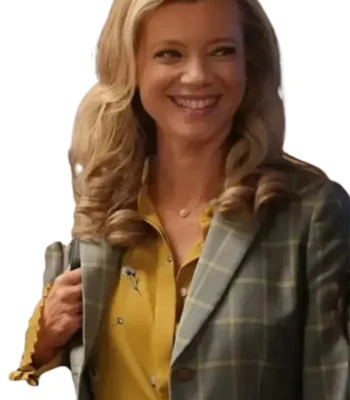 Stargirl S01 Barbara Whitmore Gray Check Blazer