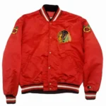 Starter Bomber Chicago Blackhawks 80?s Satin Jacket