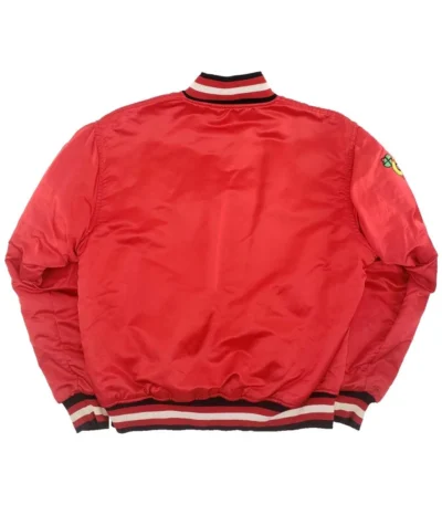 Starter Bomber Chicago Blackhawks 80?s Satin Jacket