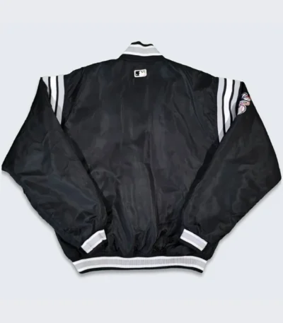 Chicago White Sox 90’s Black Satin Jacket
