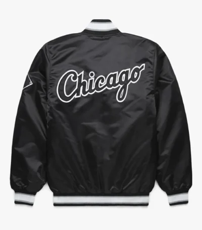Chicago White Sox Black Bomber Jacket