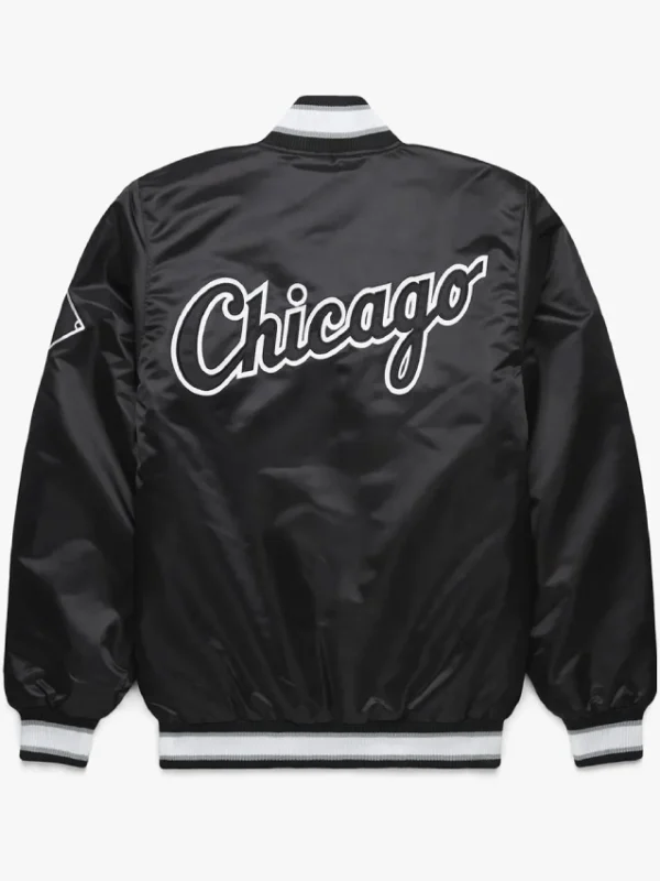 Chicago White Sox Black Bomber Jacket