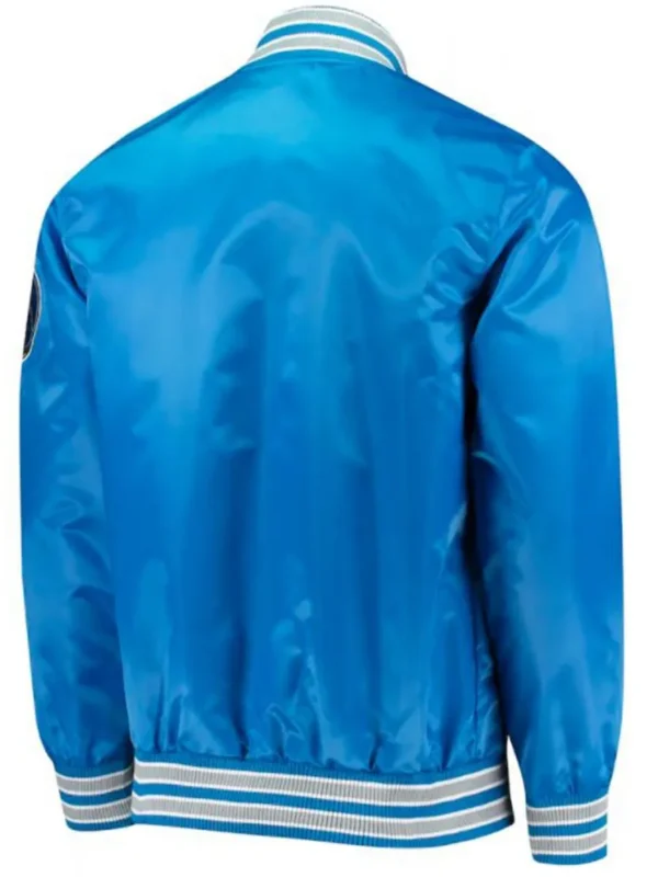 Starter Dallas Mavericks Blue Satin Jacket