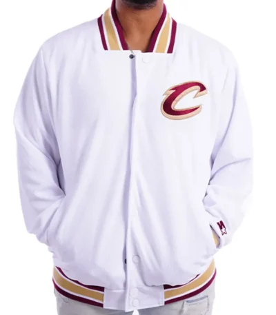 Starter White Cavs Varsity Jacket
