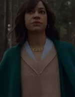 Stay Close S01 EP01 Megan Pierce Green Coat