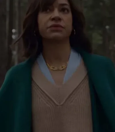 Stay Close S01 EP01 Megan Pierce Green Coat