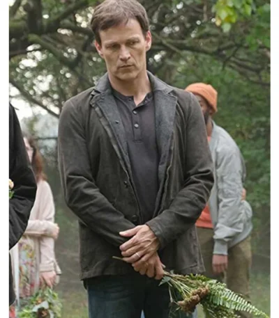 Stephen Moyer The Gifted Suede Leather Blazer