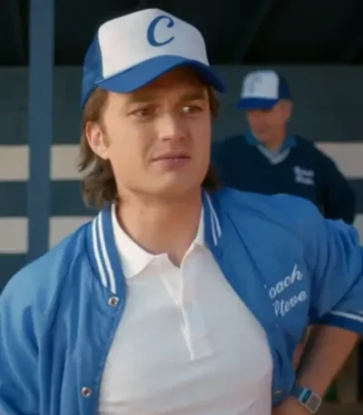 Steve Harrington Stranger Things Blue Coach Jacket