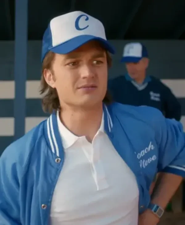 Steve Harrington Stranger Things Blue Coach Jacket