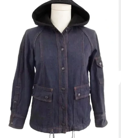 Stranger Things Dustin Henderson Blue Denim Hooded Jacket