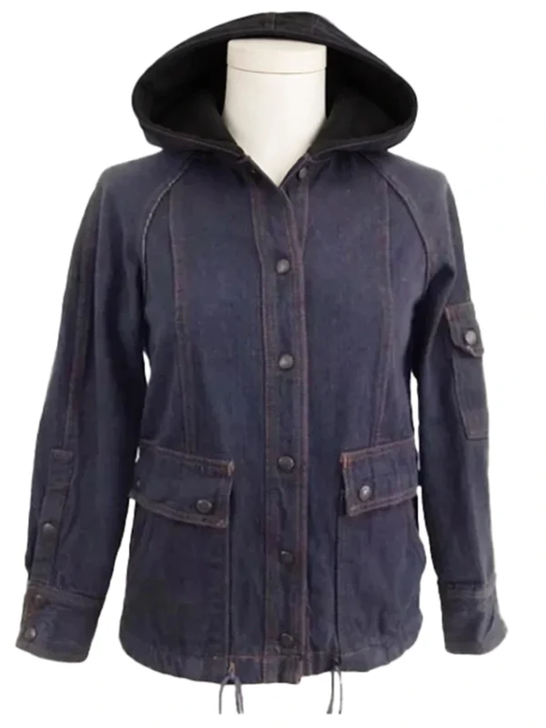 Stranger Things Dustin Henderson Blue Denim Hooded Jacket