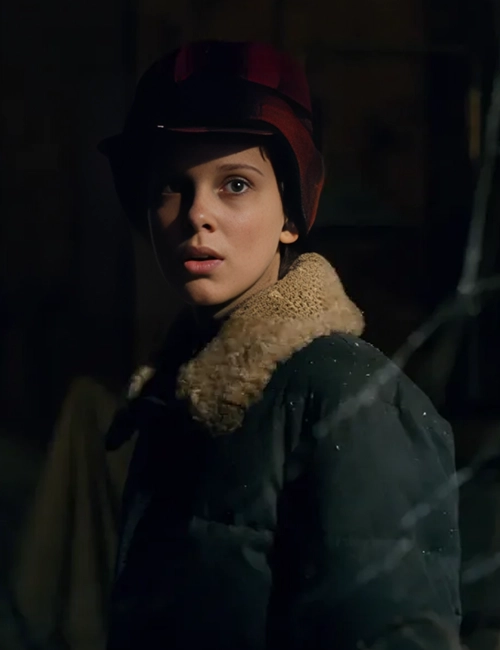 Stranger Things Eleven Fur Collar Puffer Jacket Stranger Things Eleven Fur Collar Puffer Jacket