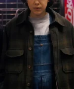 Stranger Things Eleven Wool Plaid Jacket