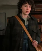 Stranger Things Eleven Wool Plaid Jacket