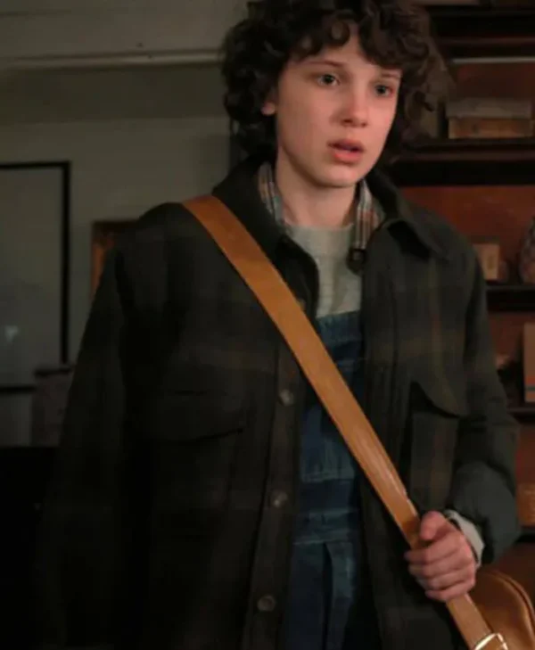 Stranger Things Eleven Wool Plaid Jacket