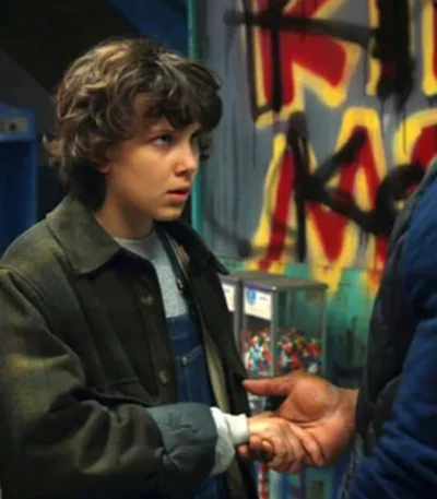 Stranger Things Eleven Wool Plaid Jacket