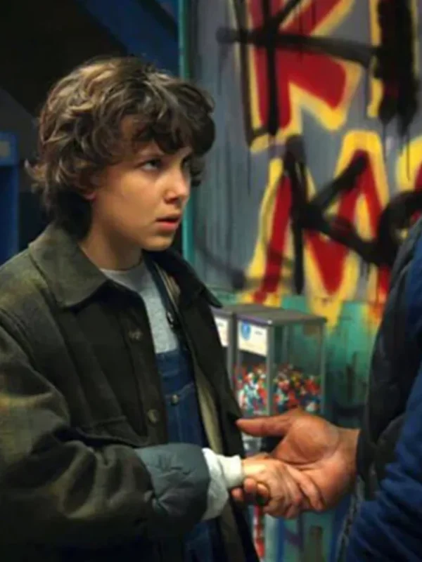 Stranger Things Eleven Wool Plaid Jacket