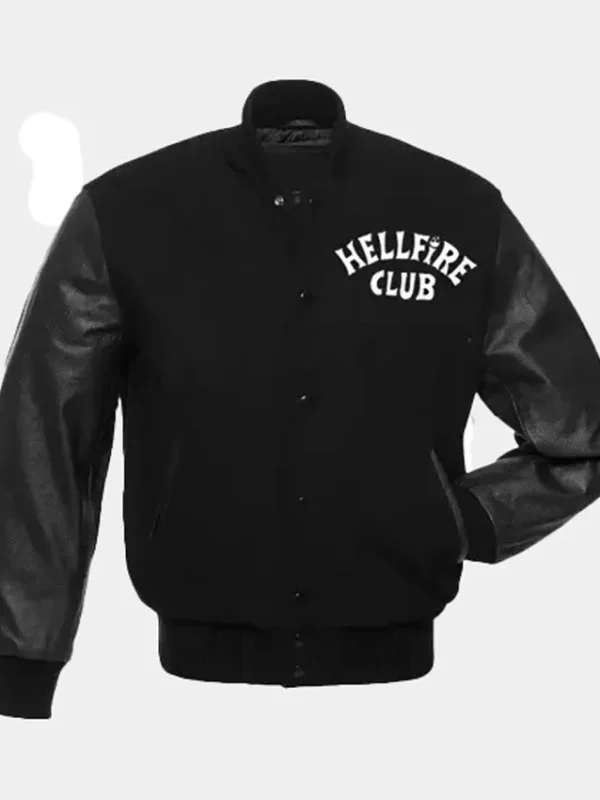 Stranger Things Hellfire Club Varsity Bomber Jacket
