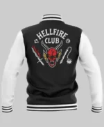 Stranger Things Hellfire Club Varsity Bomber Jacket
