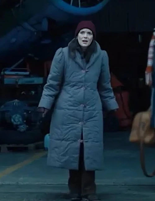 Stranger Things S04 Joyce Byers Grey Coat Stranger Things S04 Joyce Byers Grey Coat