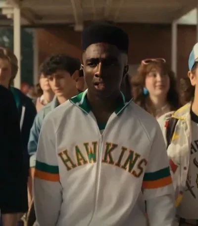 Stranger Things S4 Lucas Sinclair Hawkins Jacket