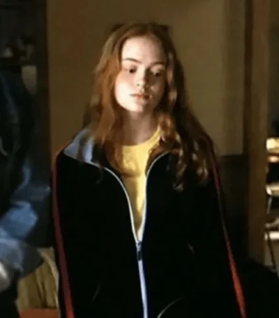 Stranger Things Max Black Track Jacket