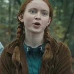 Stranger Things S04 Max Mayfield Brown Cord Jacket