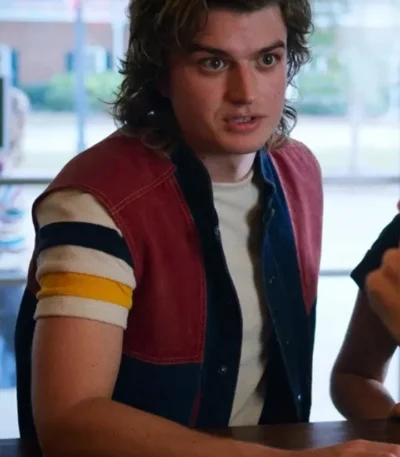Stranger Things S04 Steve Harrington Denim Vest