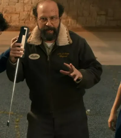 Stranger Things S05 Murray Bauma Brown Jacket