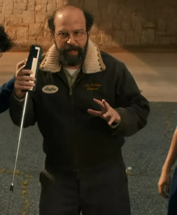 Stranger Things S05 Murray Bauma Brown Jacket
