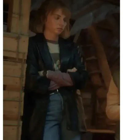 Stranger Things S05 Robin Buckley Leather Blazer