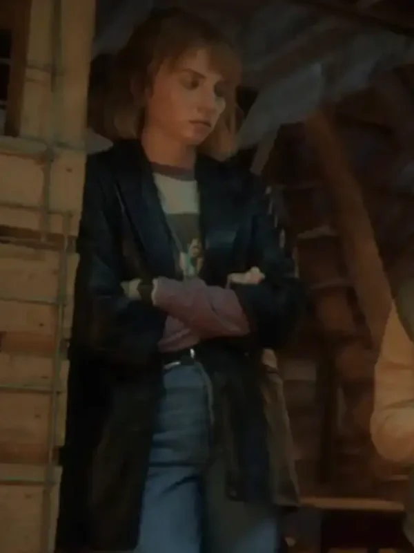 Stranger Things S05 Robin Buckley Leather Blazer